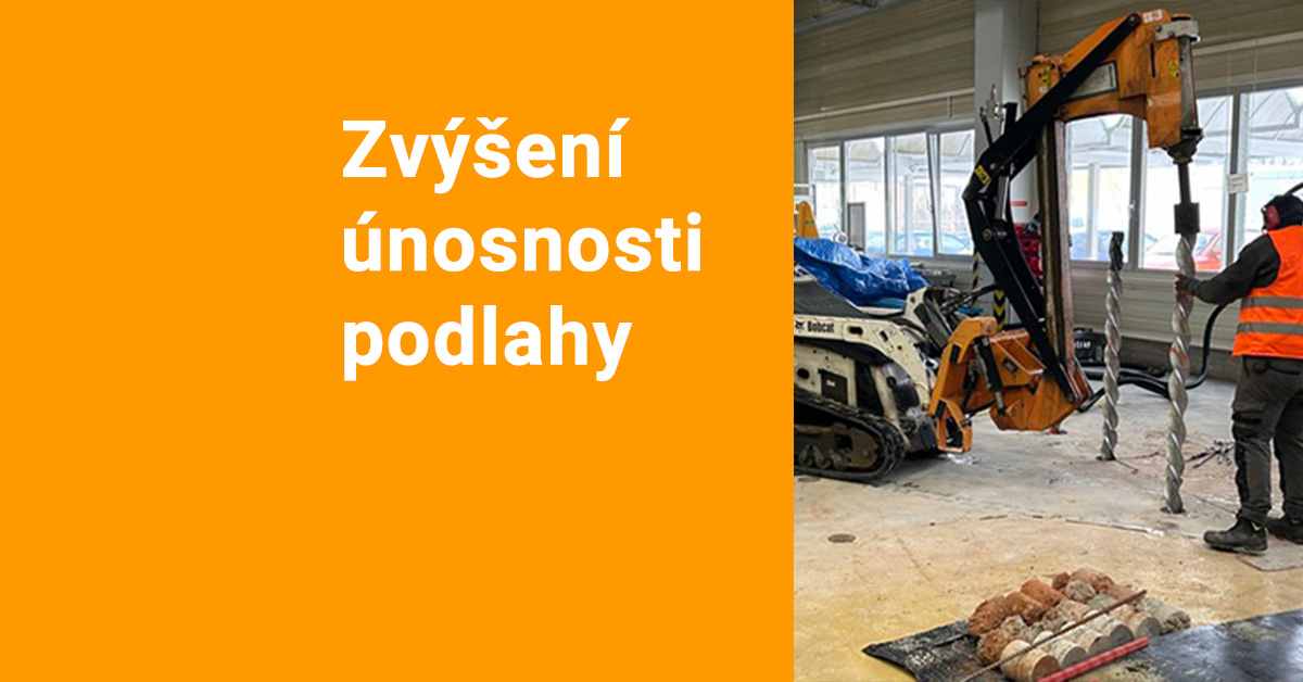 Statipile Zvýšení únosnosti podlahy | StatiCAL